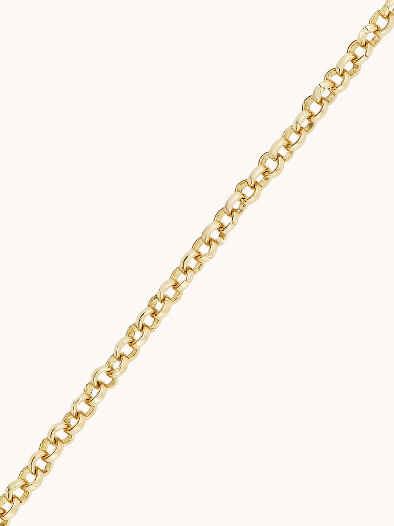 2.2mm Rolo Gold Chain