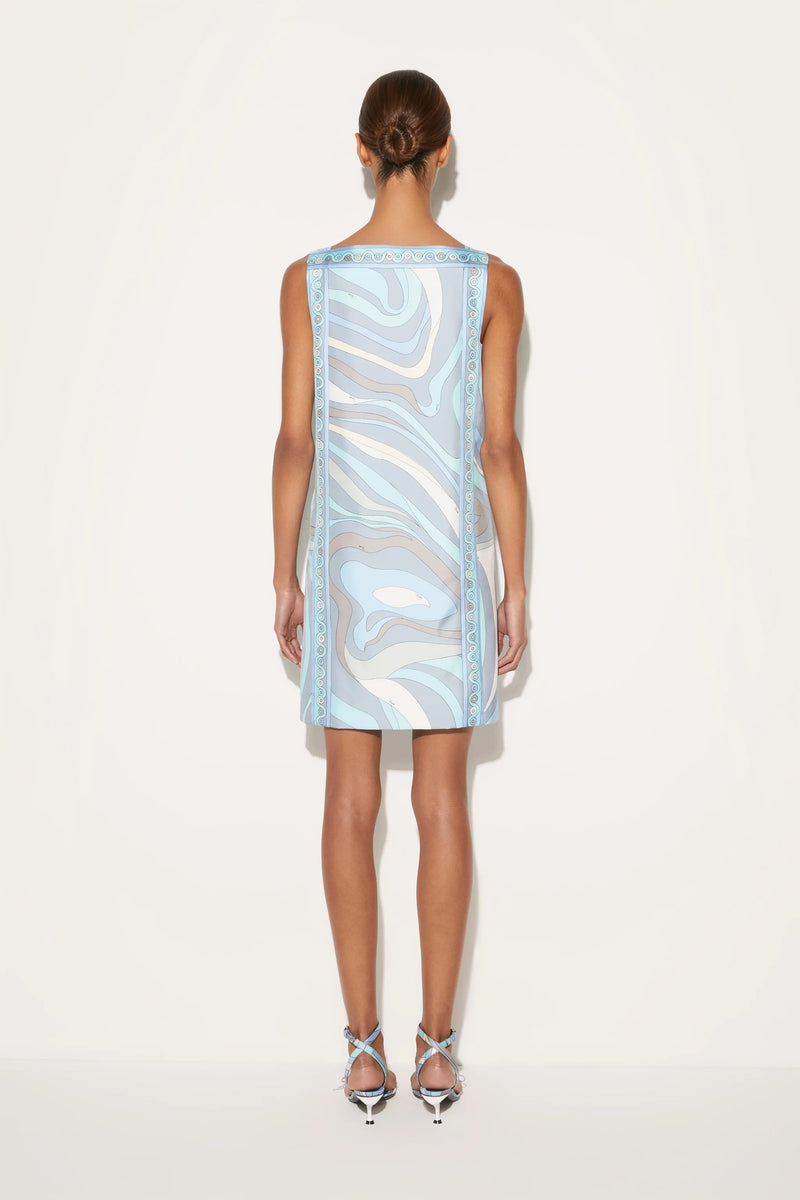 Marmo Silk-Twill Minidress