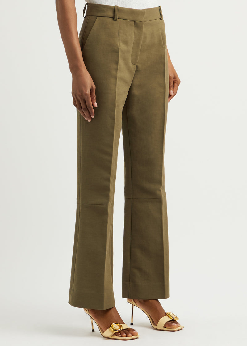 Cropped Kick Trouser