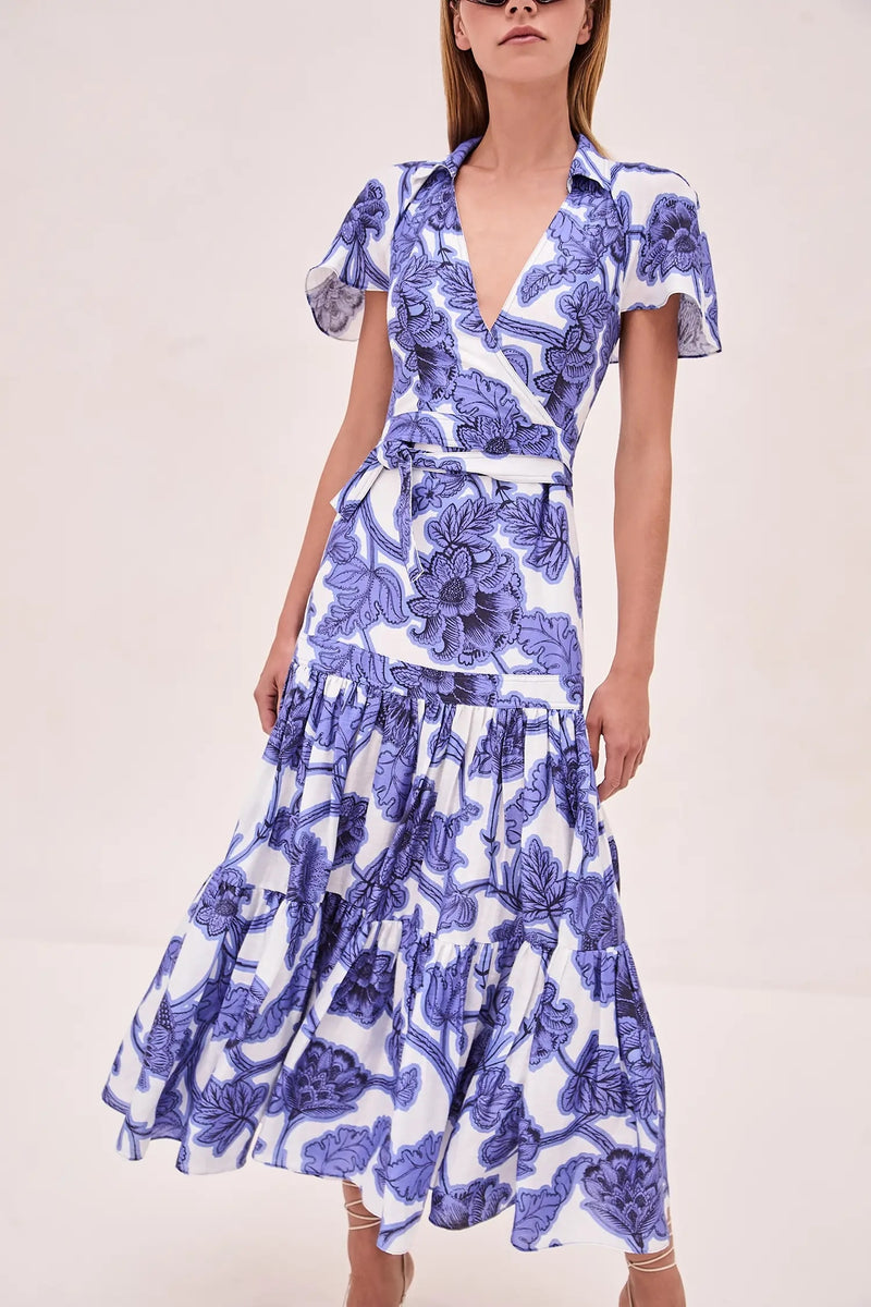 Avanna Floral Wrap Dress