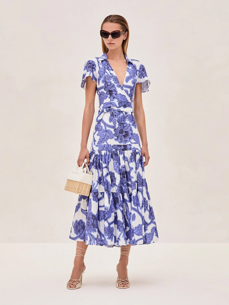 Avanna Floral Wrap Dress