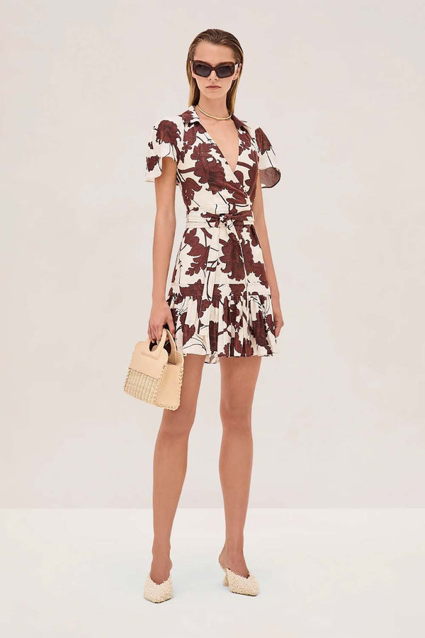 Melba Floral Wrap Dress