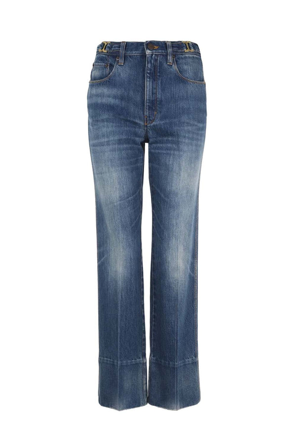 Mid-Rise Straight-Leg Organic Cotton Jean