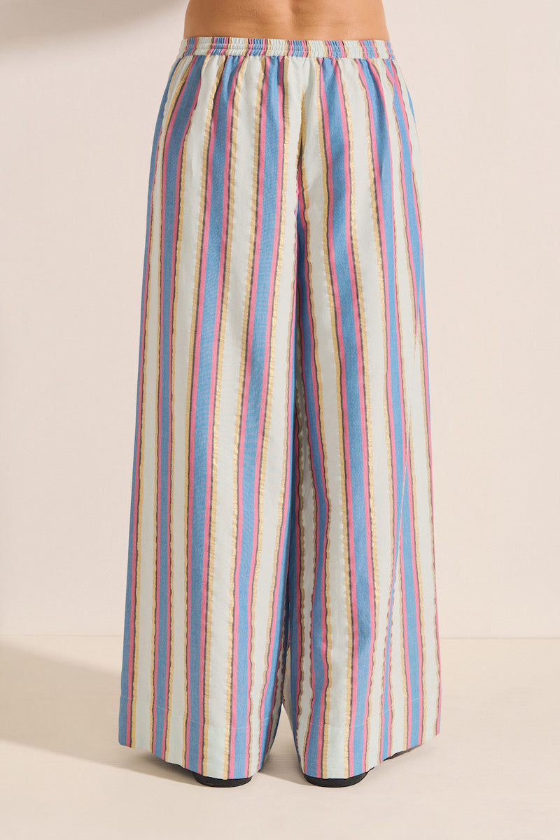 Clio Lurex Stripe Cotton Pant