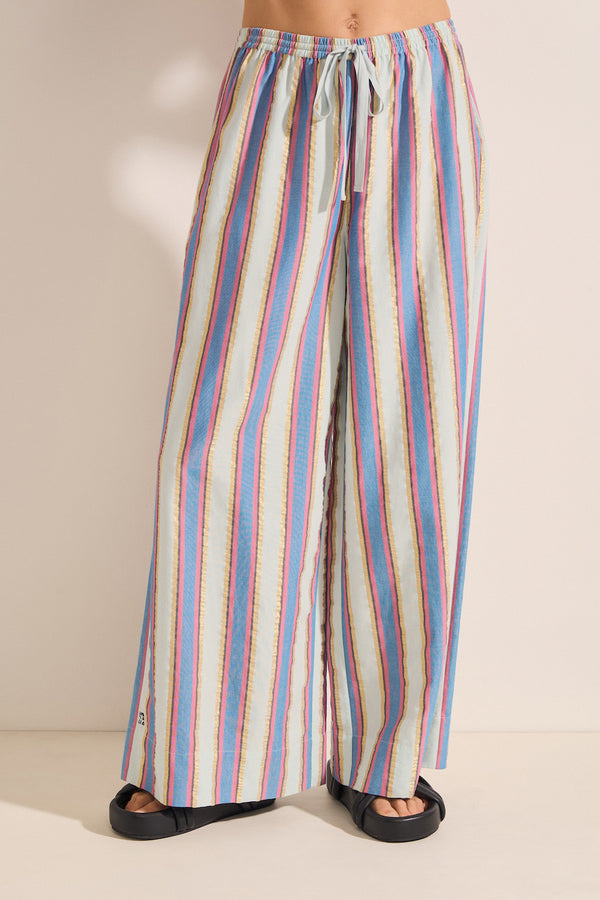 Clio Lurex Stripe Cotton Pant