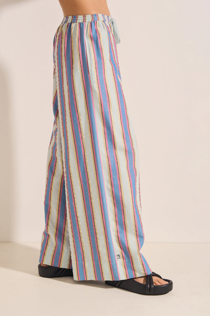 Clio Lurex Stripe Cotton Pant