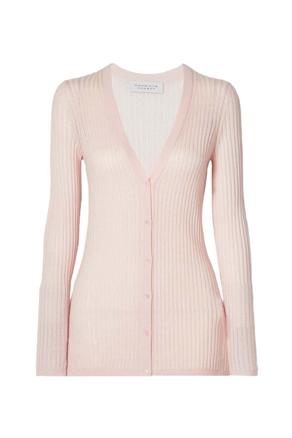 Emma Pointelle-Knit Cashmere and Silk-Blend Cardigan