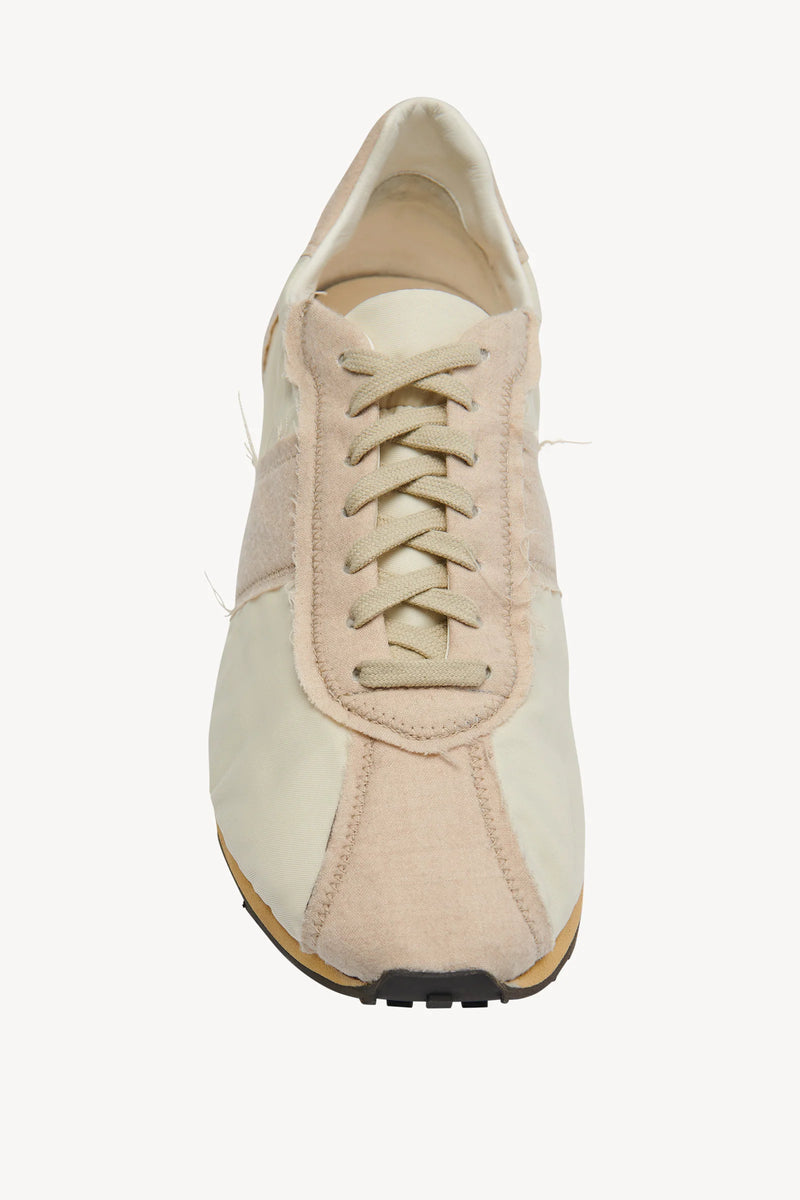 Mica Cashmere and Nylon Sneaker