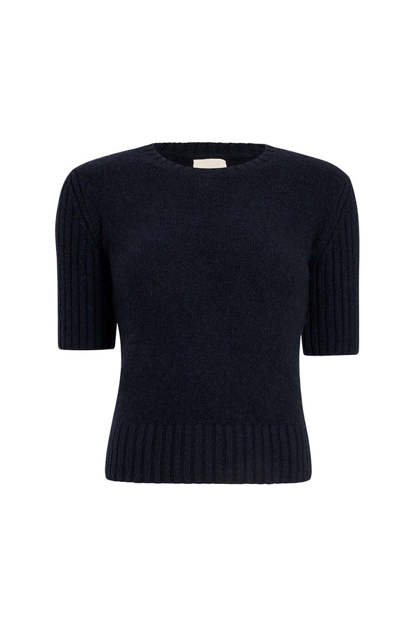 Mia Ribbed Cashmere Sweater Top