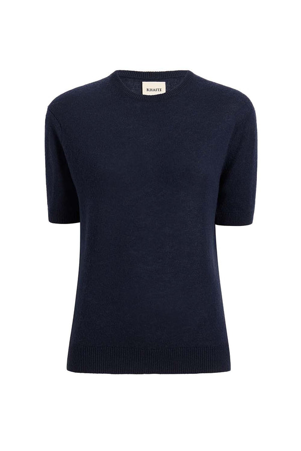 Pierre Short Sleeve Cashmere Knit Top