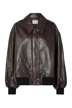 Shelman Leather Bomber Jacket