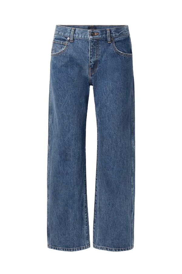 Kerrie Low-Rise Straight-Leg Jeans