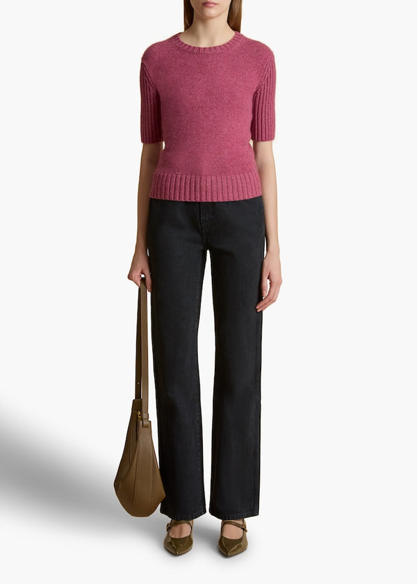 Mia Ribbed Cashmere Sweater Top