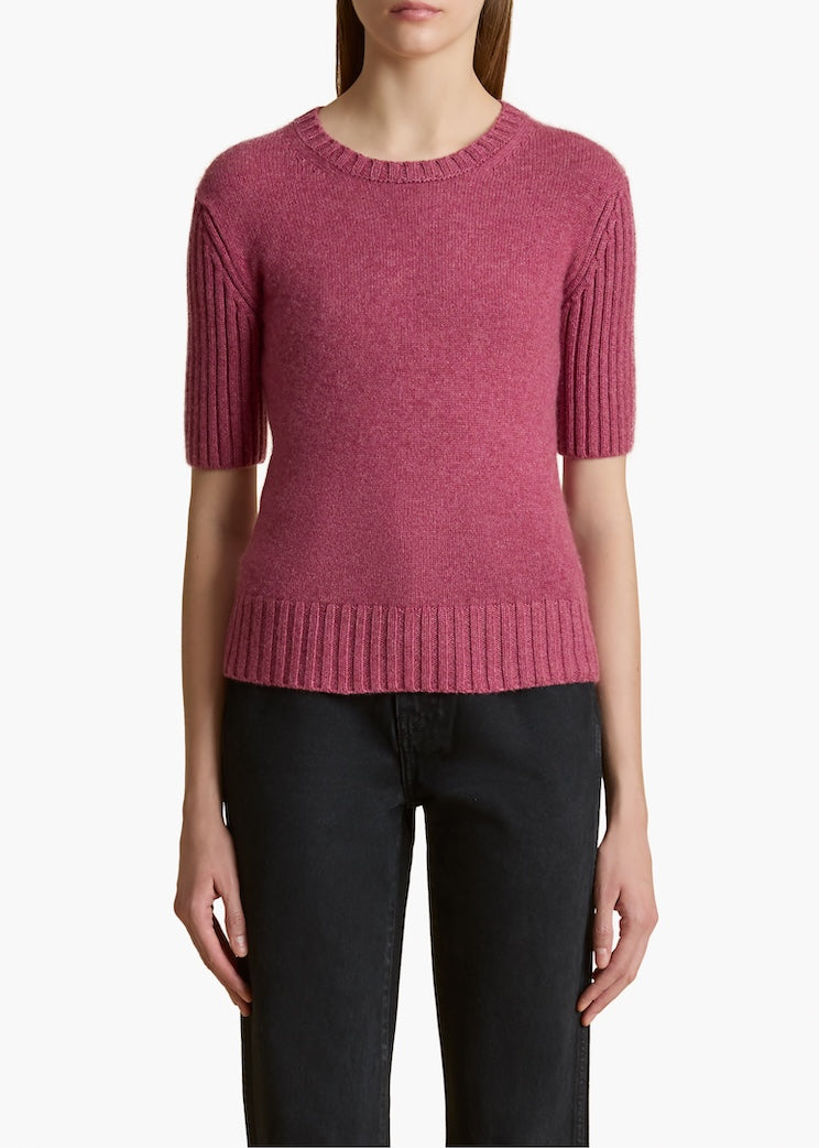 Mia Ribbed Cashmere Sweater Top