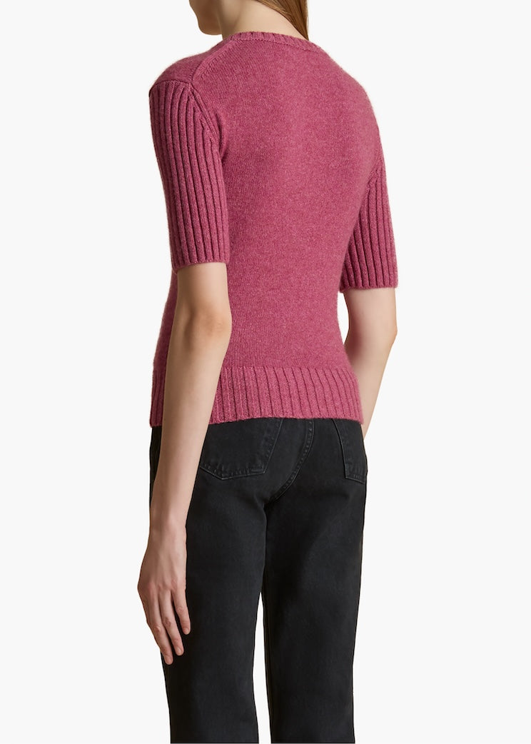 Mia Ribbed Cashmere Sweater Top