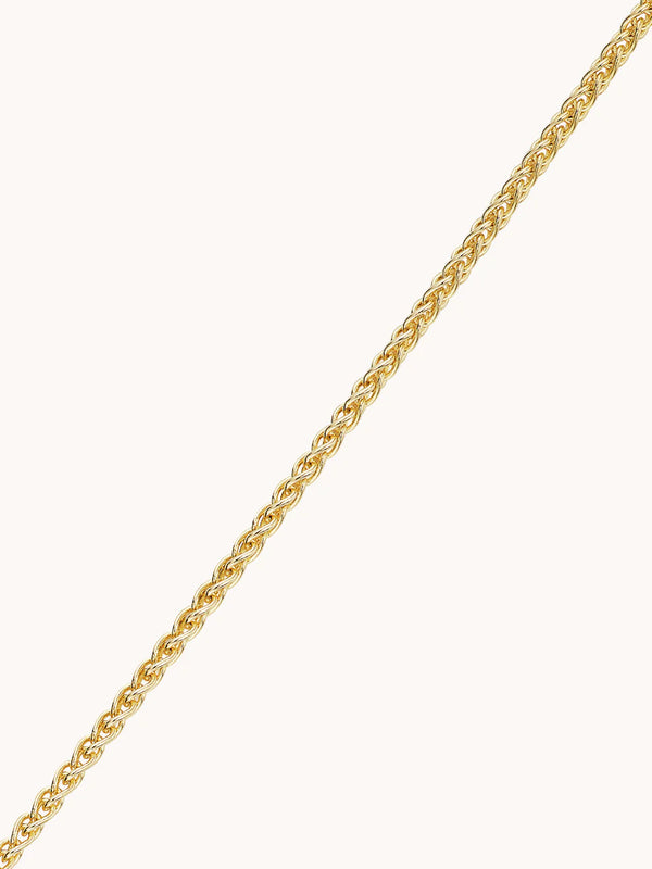 Medium Gold Wheat Chain