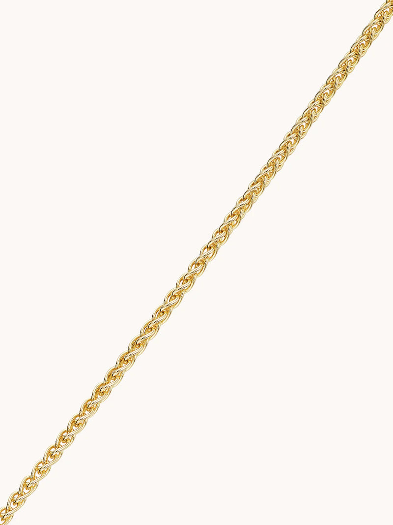 Medium Gold Wheat Chain