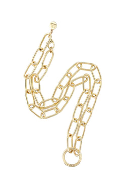 Gold 18 Inch Sardinia III Chain