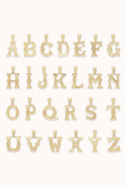 Gold Mini Southwestern Alphabet Charm