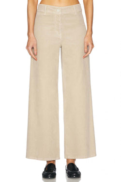 Megan Cotton-Blend Corduroy Wide-Leg Pants