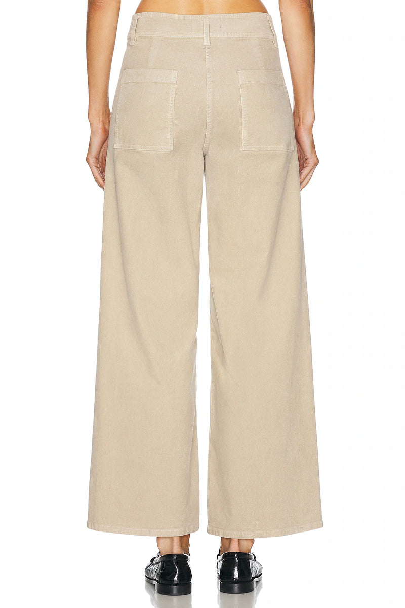 Megan Cotton-Blend Corduroy Wide-Leg Pants