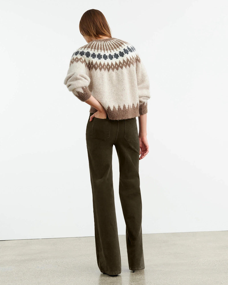 Alena Fair Isle Alpaca-Blend Sweater