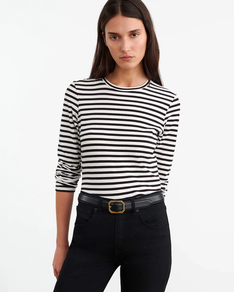 Susana Long Sleeve Stripe T-Shirt