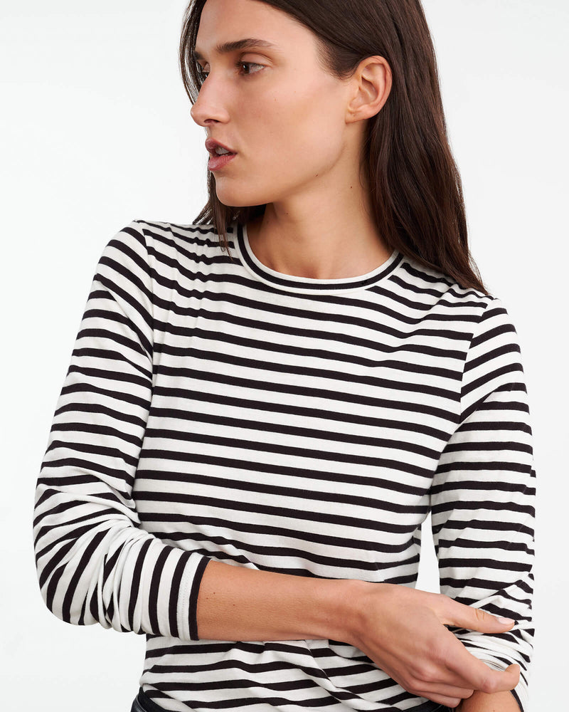 Susana Long Sleeve Stripe T-Shirt