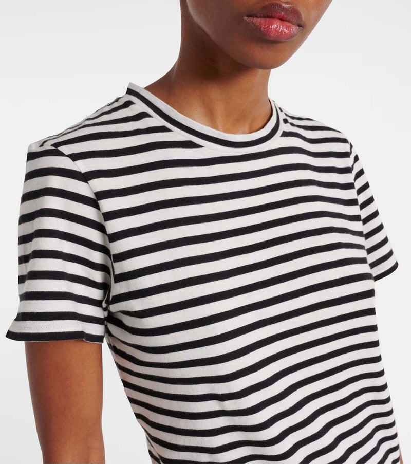 Mariela Striped Cotton Jersey T-Shirt