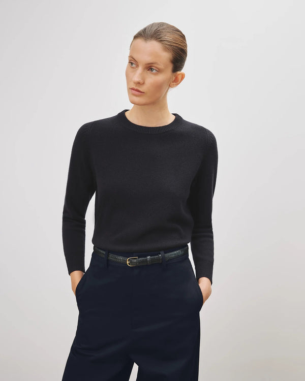 Nora Cashmere Crew Neck Sweater