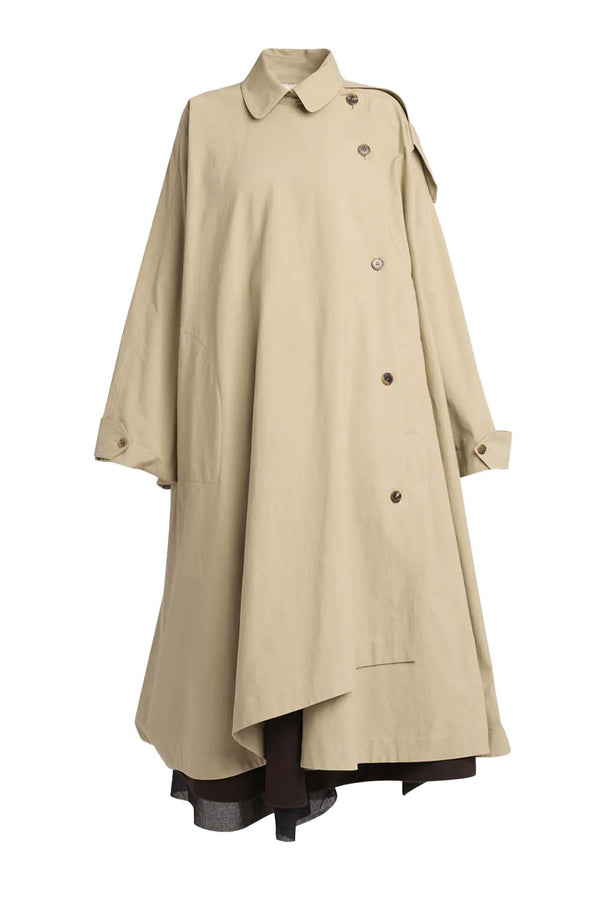 Aralia Cotton Trench Coat