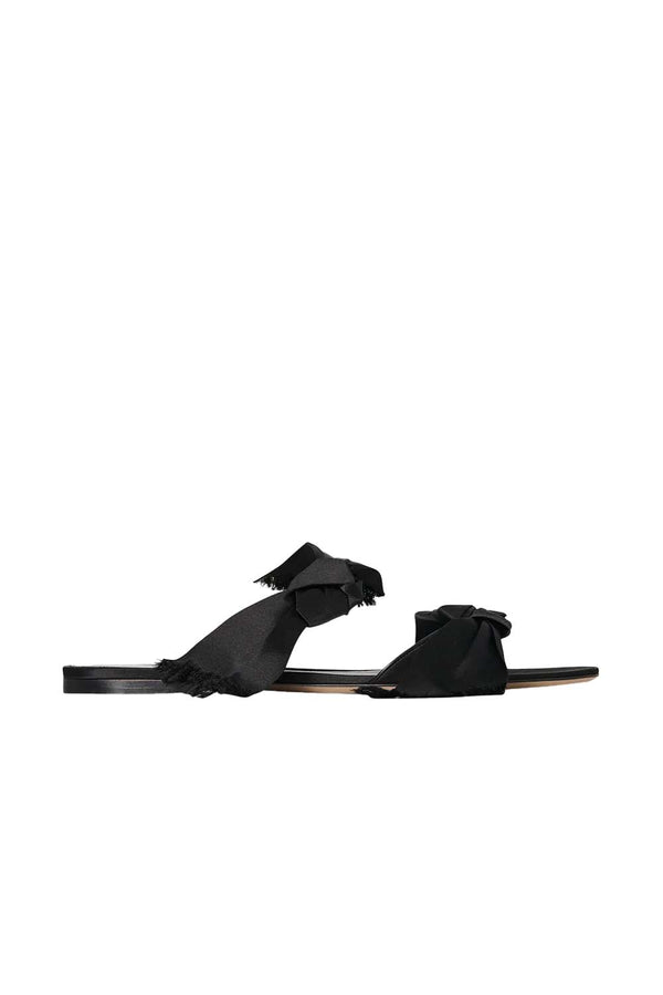 Vika Knot Satin Sandal