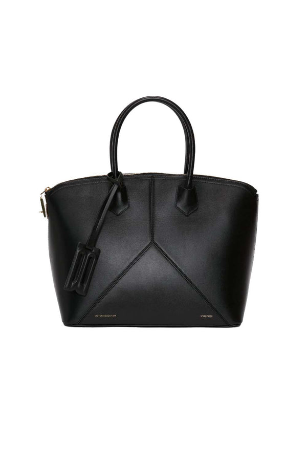 Leather V-tote