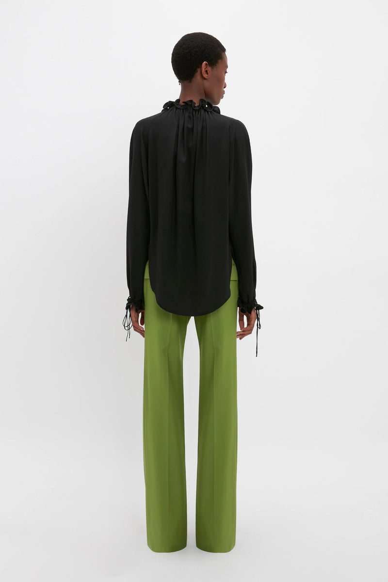Ruched-detailing blouse, Victoria Beckham