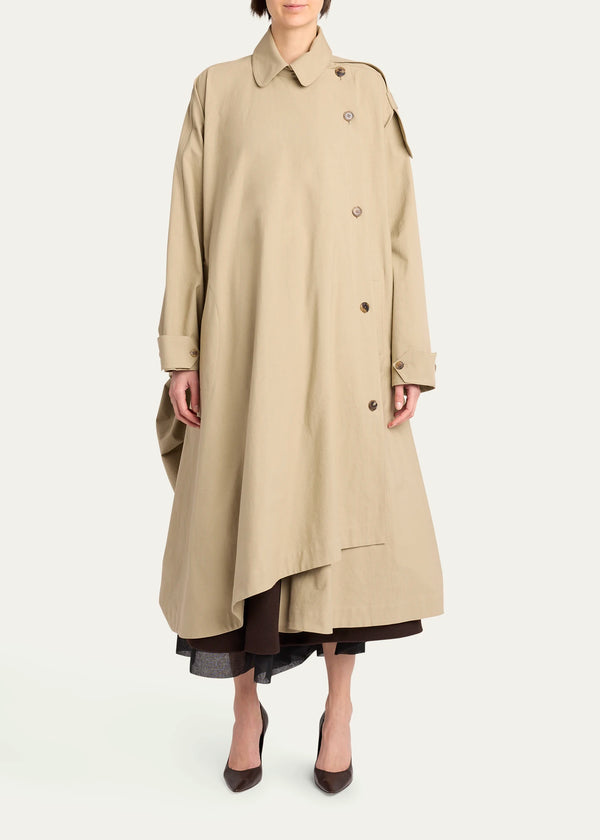 Aralia Cotton Trench Coat