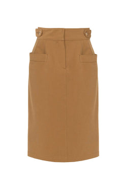 Cotton Gabardine Skirt