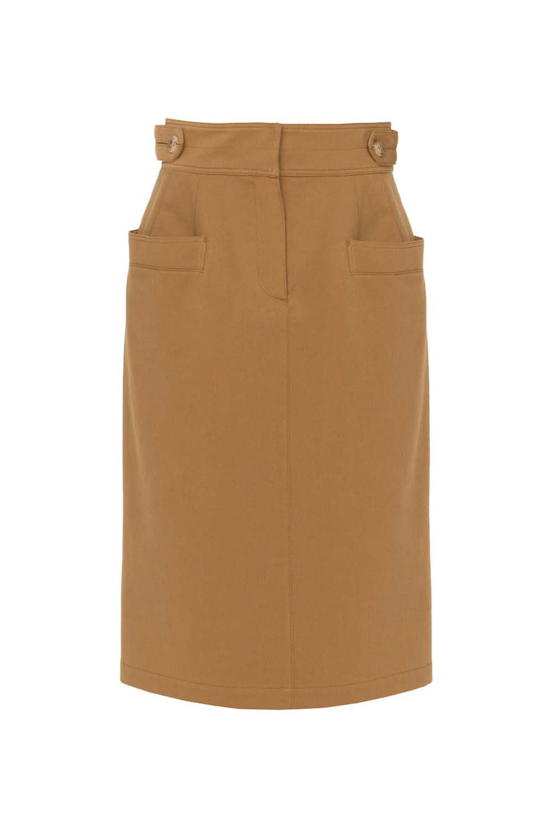 Cotton Gabardine Skirt