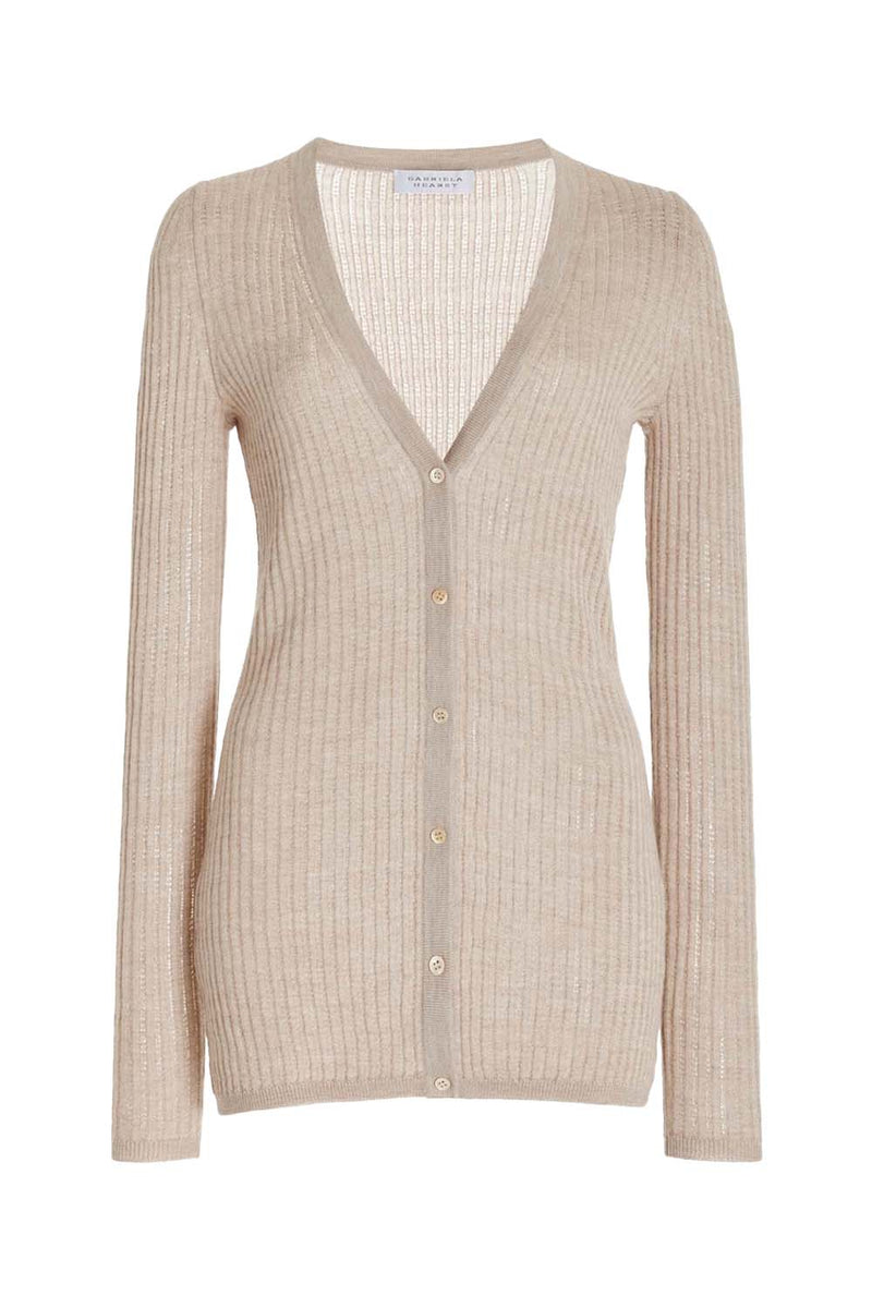 Emma Cashmere & Silk Pointelle Cardigan