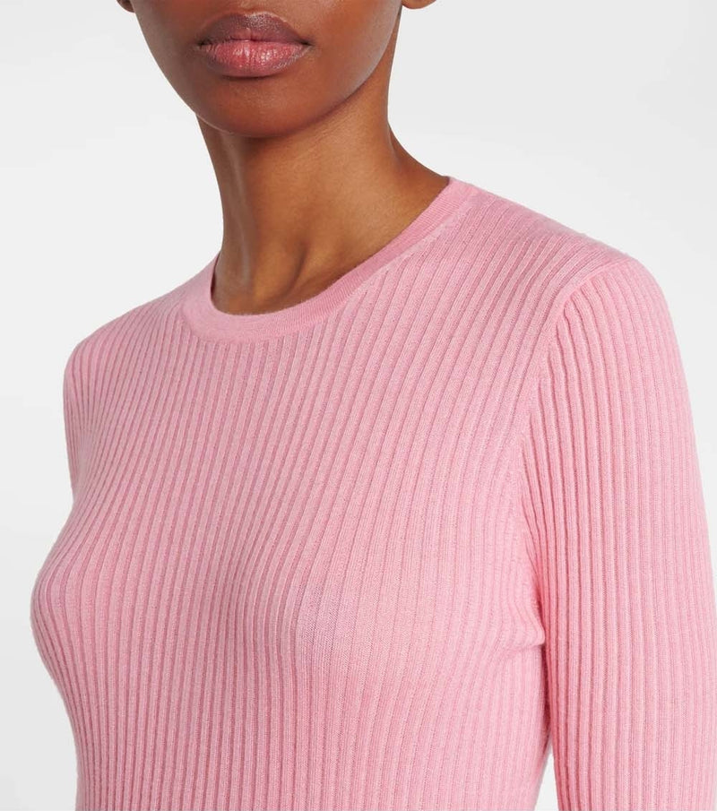 Browning Ribbed Cashmere and Silk-Blend Top