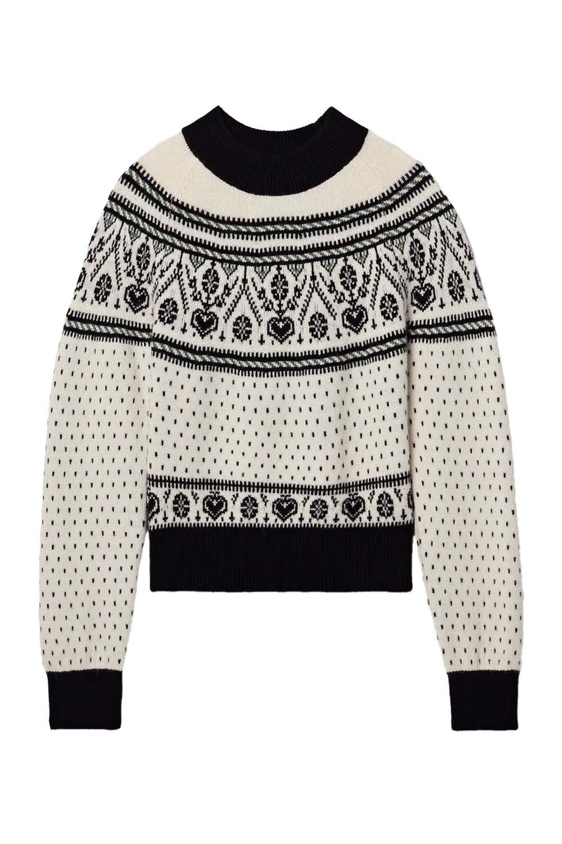 Guy Intarsia Cashmere-Blend Sweater