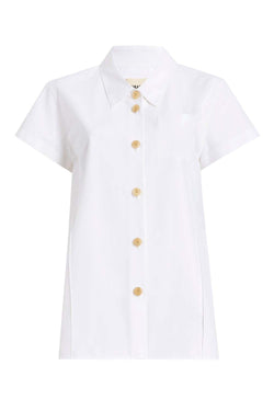 Keefe Cotton Poplin Short Sleeve Shirt