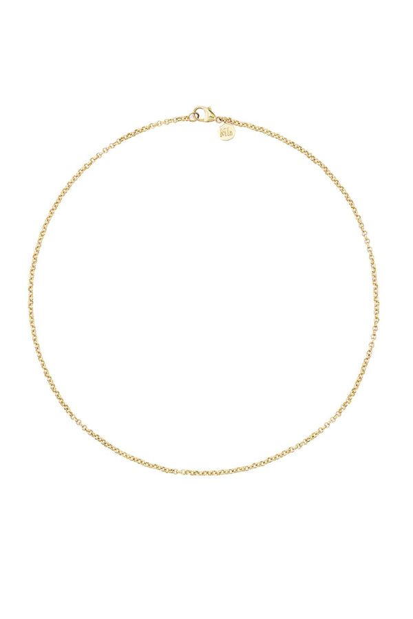 2.2mm Rolo Gold Chain