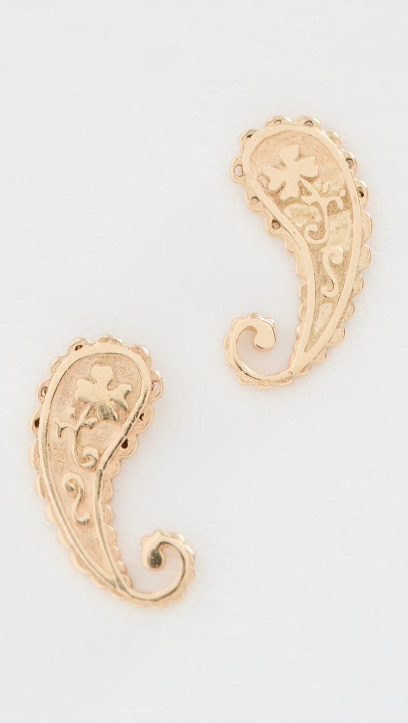 Paisley Stud Earrings