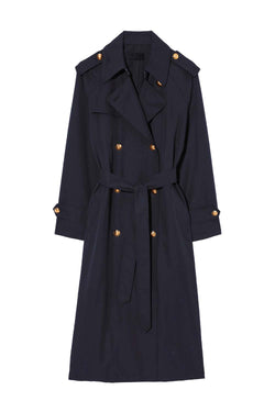 Toussaint Double-Breasted Cotton-Blend Trench