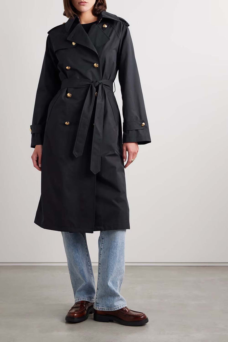 Toussaint Double-Breasted Cotton-Blend Trench