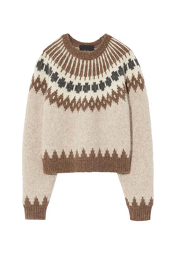 Alena Fair Isle Alpaca-Blend Sweater