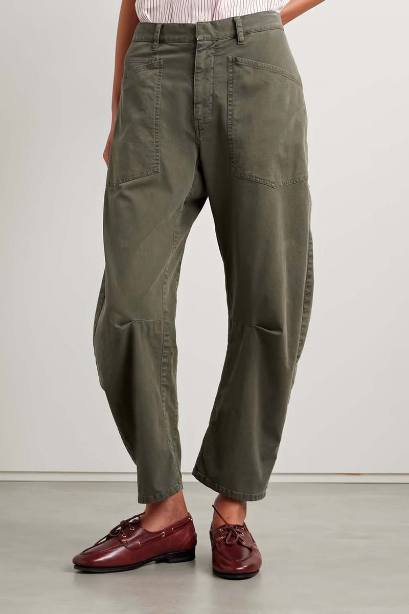 Shon Pleated Cotton-Blend Twill Tapered Pants