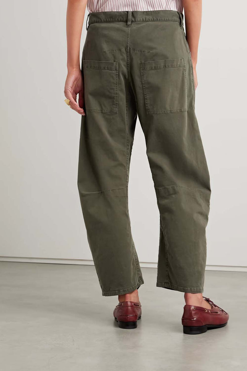 Shon Pleated Cotton-Blend Twill Tapered Pants