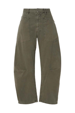 Shon Pleated Cotton-Blend Twill Tapered Pants