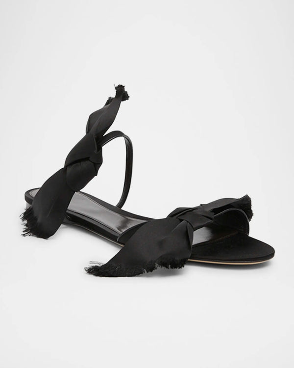 Vika Knot Satin Sandal